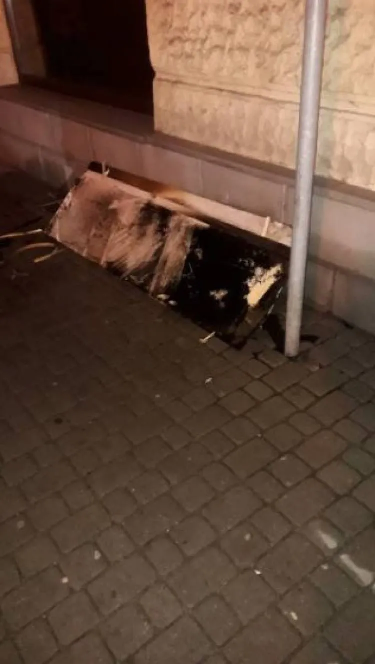 pożar lokalu usługowego Nowy Sącz