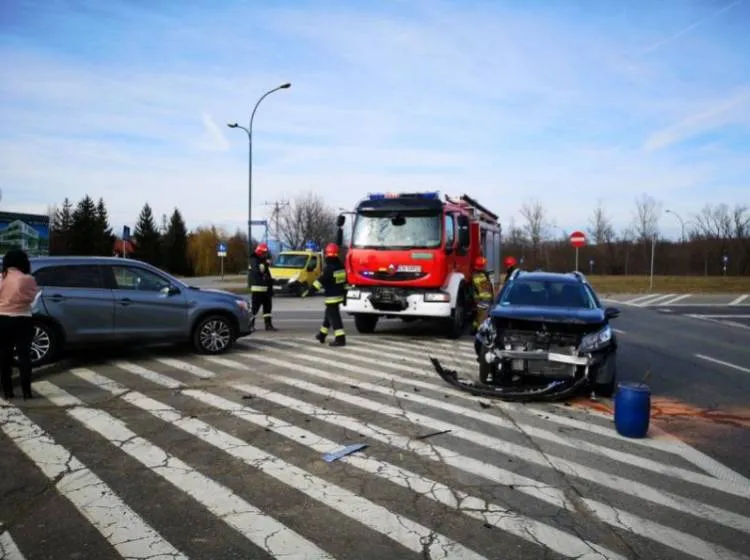 Stłuczka na ul. 1 Brygady