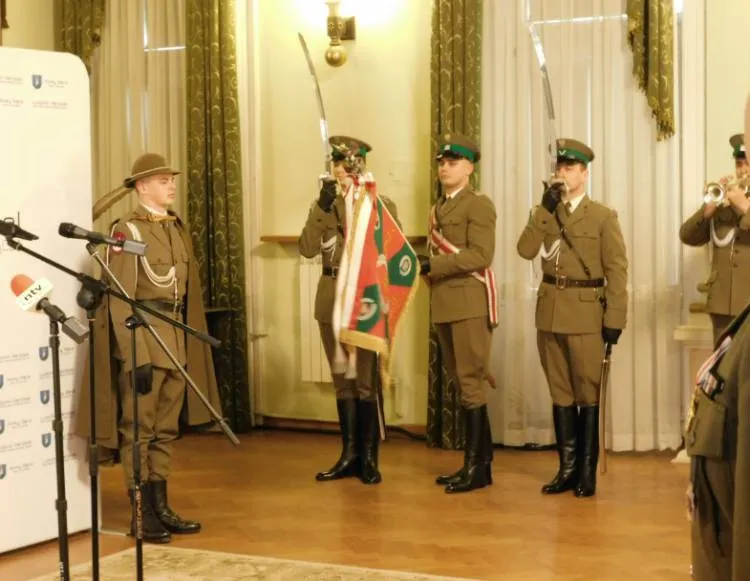 wręczenie patentu oficerskiego Nowy Sącz