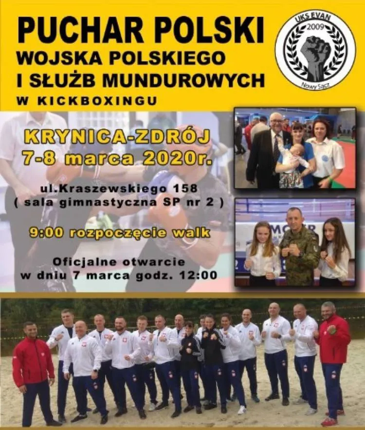 Już 7 marca w Krynicy-Zdroju zawody w kickboxingu