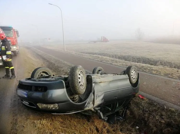 wypadek Stary Sącz ul. Wielki Wygon