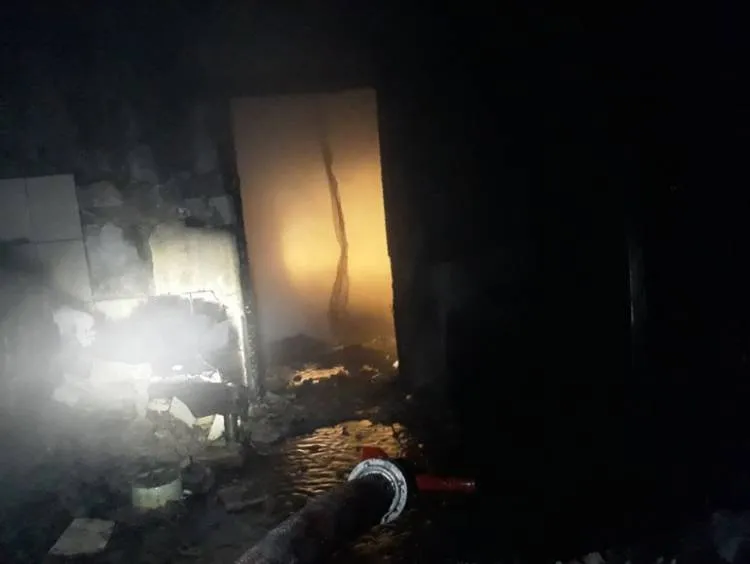 pożar domu Kasina Wielka