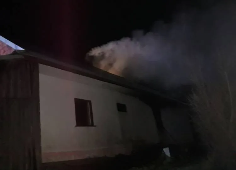 pożar domu Kasina Wielka