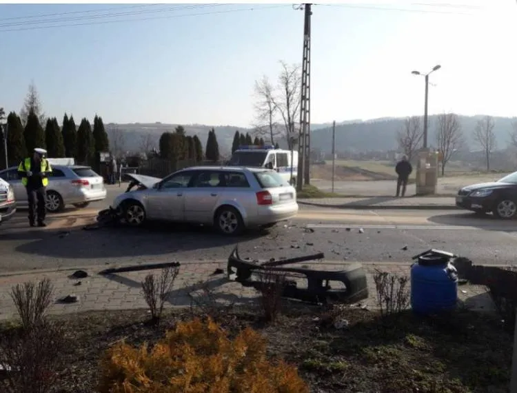 wypadek ul. Kręta Nowy Sącz