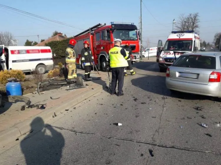 wypadek ul. Kręta Nowy Sącz