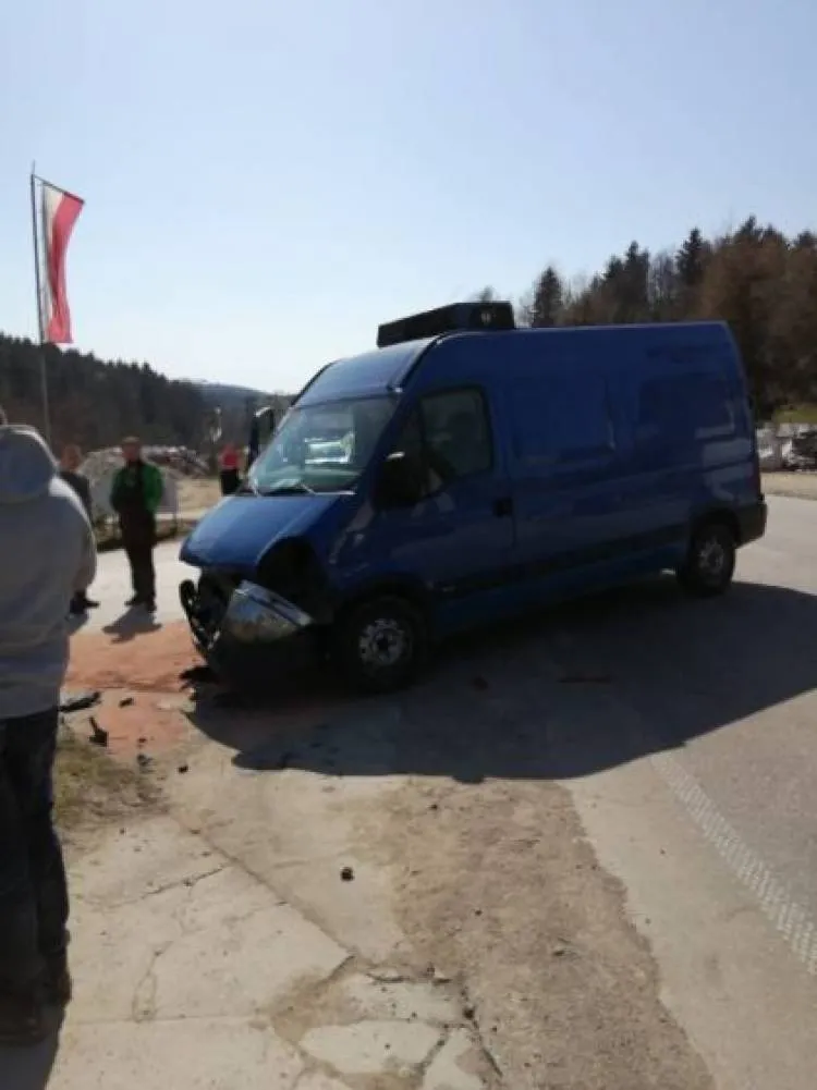 wypadek Łęka