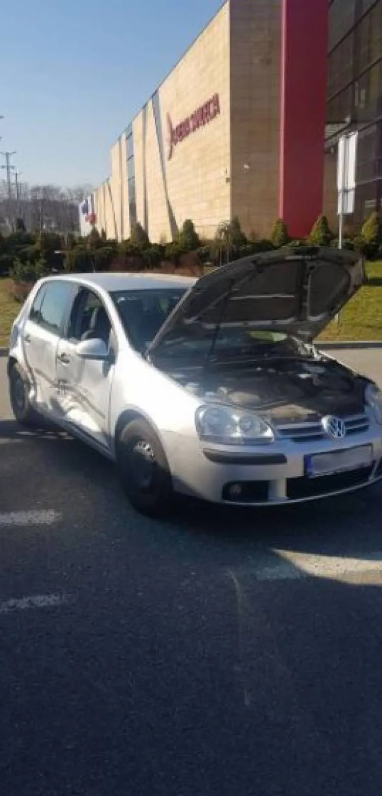 zderzenie dwóch osobówek ul. Węgierska Nowy Sącz