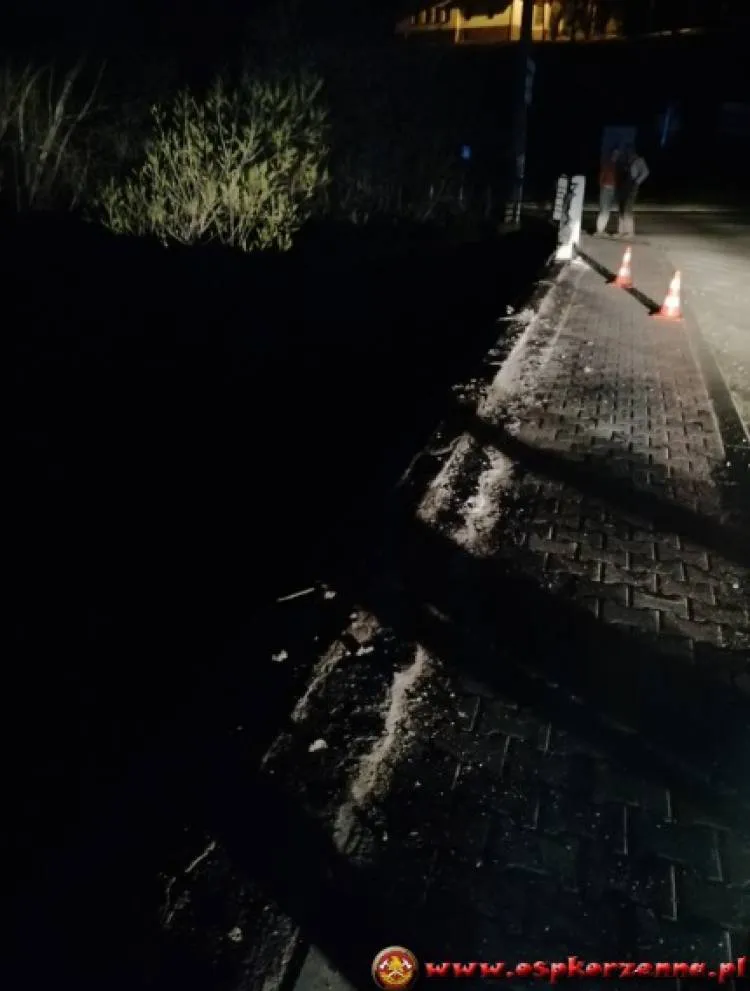 dachowanie samochodu osobowego Korzenna