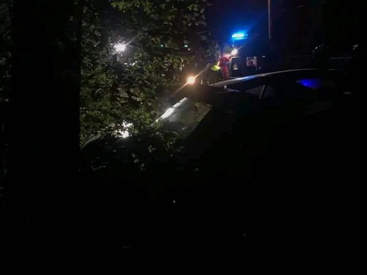 Samochód wypadł z drogi Popowice