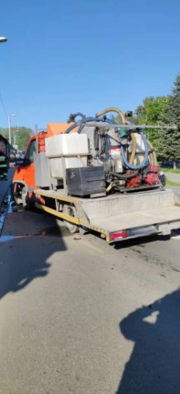 zderzenie dwóch samochodów ul. Kolejowa Nowy Sącz