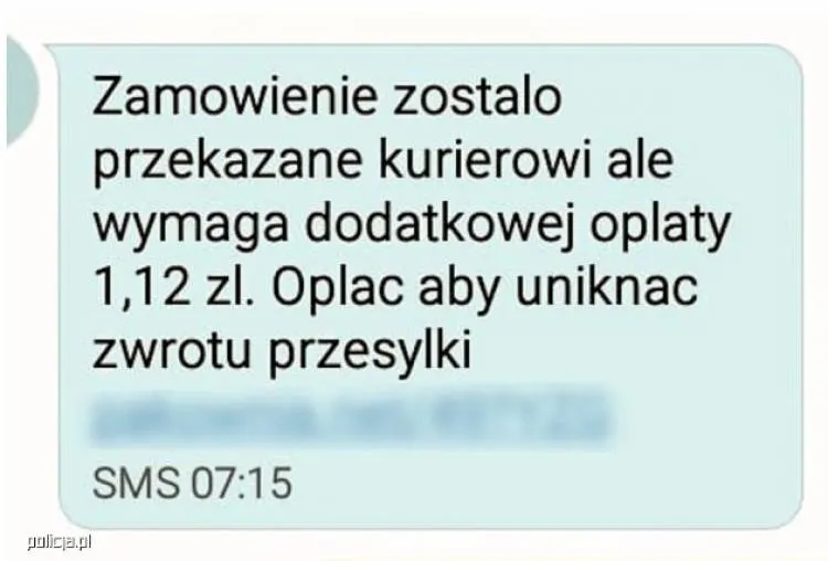 Uwaga na fałszywe sms-y nakłaniające do uiszczenia dodatkowych opłat