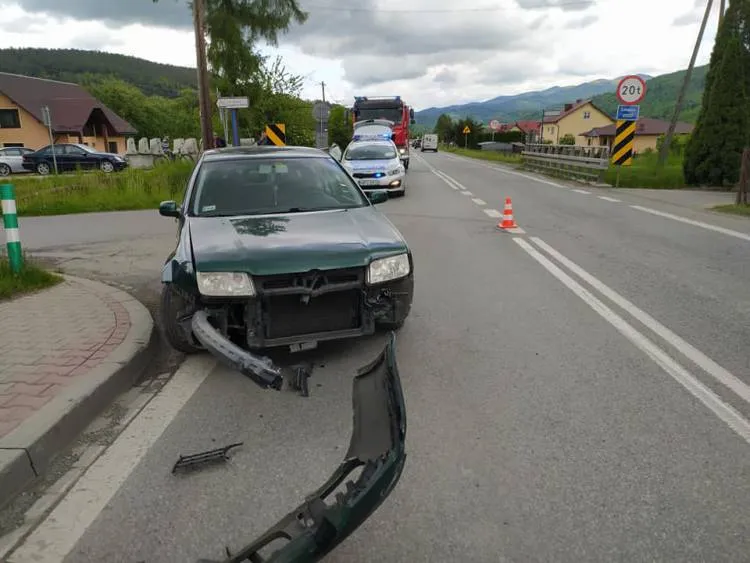Zderzenie dwóch osobówek w Maszkowicach