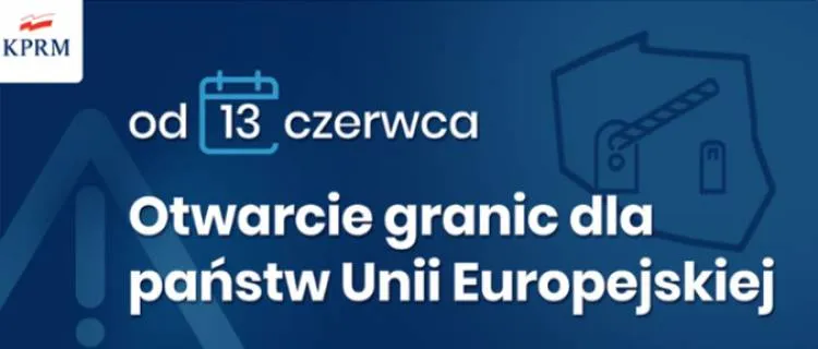 13 czerwca otwarcie granic dla państw UE – kontrole tylko wyrywkowo