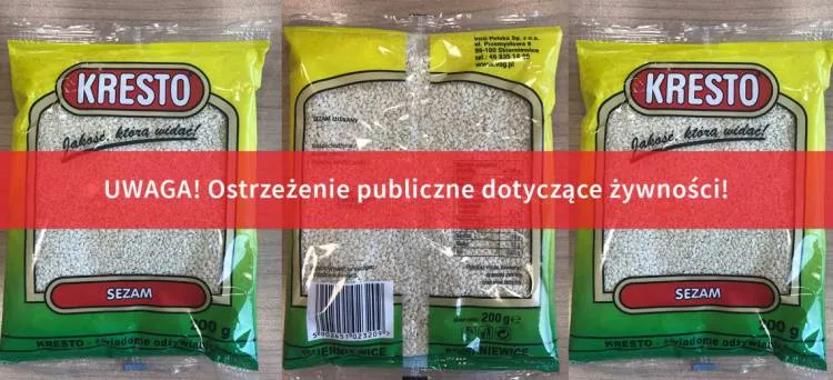 GIS ostrzega. W partii produktu pn. „KRESTO SEZAM”, 200g wykryto bakterie Salmonelli