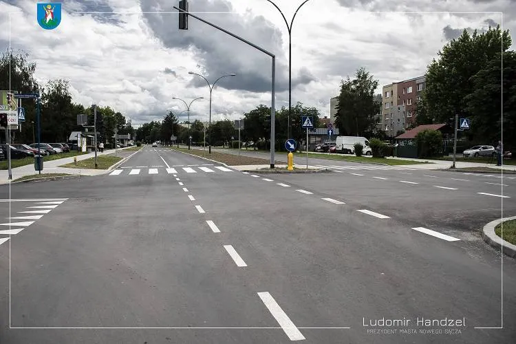 Kolejna inwestycja drogowa w Nowym Sączu zakończona