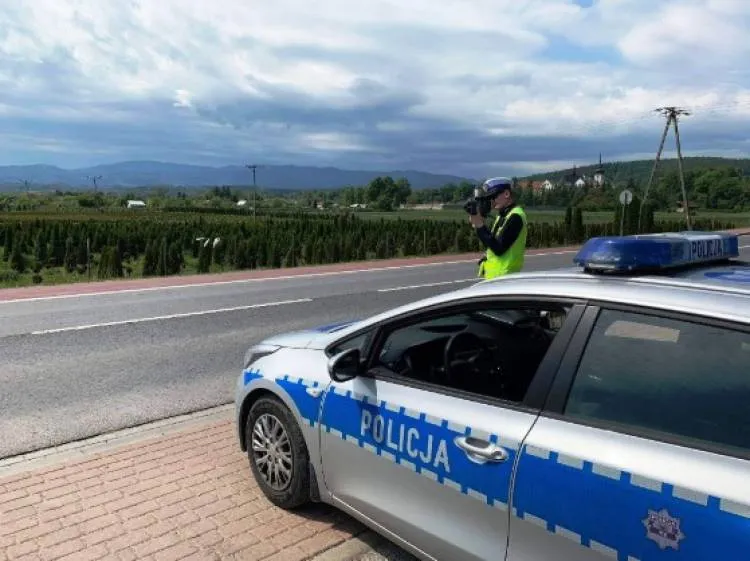 Policjanci kontrolowali prędkość. Rekordzista jechał 127 km/h