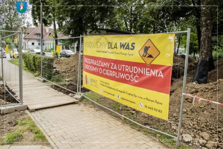 Trwa przebudowa sieci ciepłowniczej na os. Westerplatte