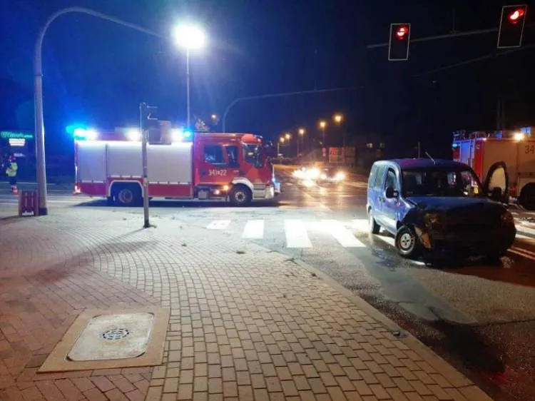 Zderzenie czterech samochodów na ul. Barskiej Nowy Sącz