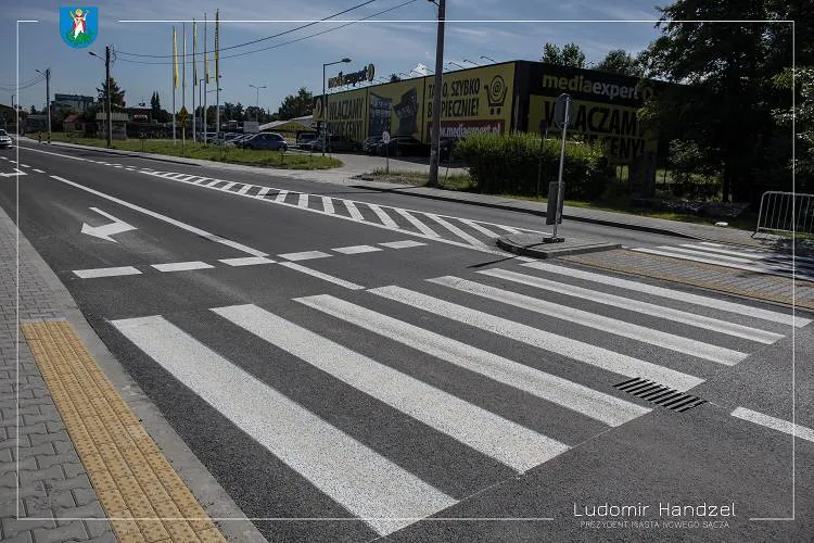 Zakończyły się prace remontowe na ulicy Węgierskiej Nowy Sącz