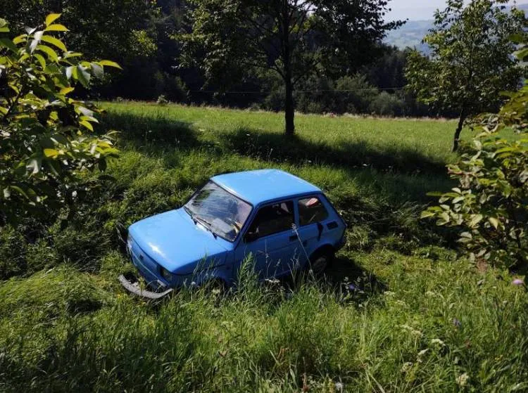 W Chomranicach Maluch wypadł z drogi