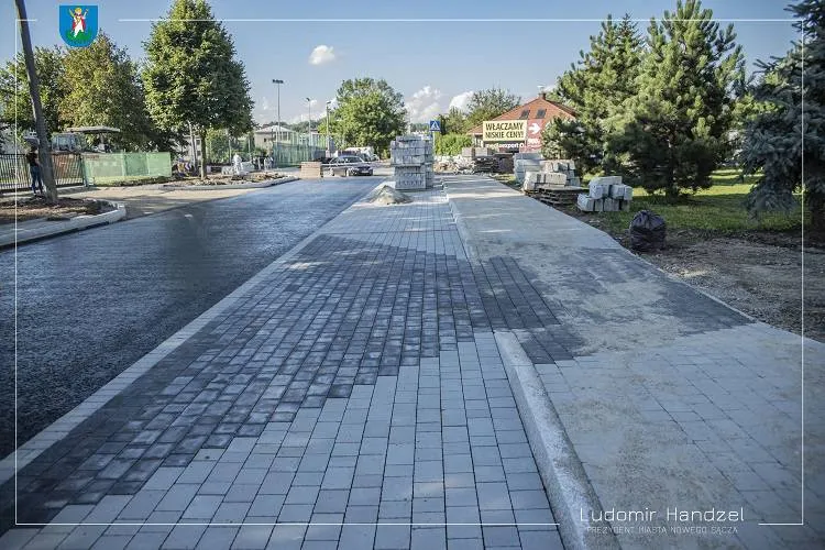 Nowy Sącz. Trwa przebudowa ul. Broniewskiego