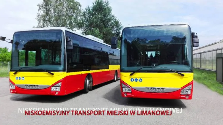 Limanowa. Miasto kupuje 5 niskoemisyjnych autobusów IVECO CROSSWAY