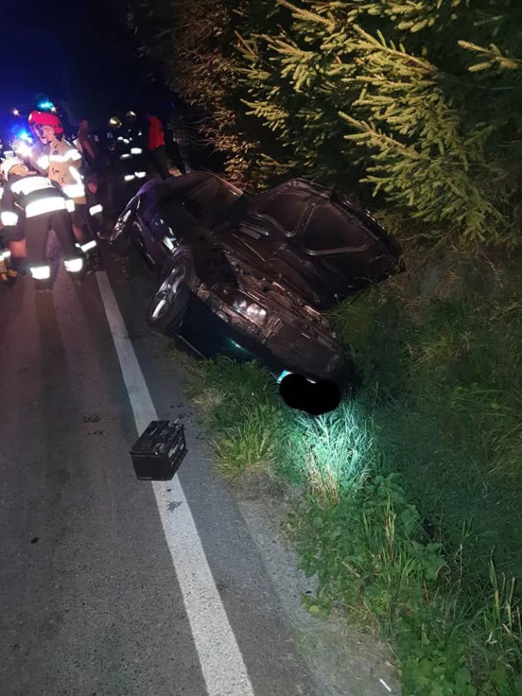 Kolizja dwóch osobówek w Ptaszkowej