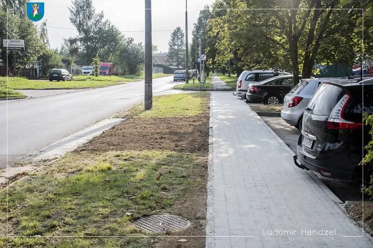Zakończyły się prace przy budowie chodnika przy ul. Stramki oraz na ul. Kosynierów