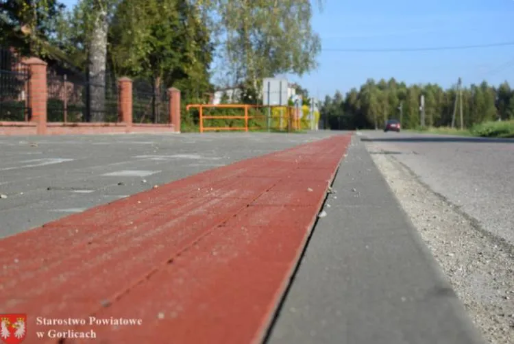 W Libuszy oddano do użytku jeden z etapów powstającej trasy pieszo-rowerowej