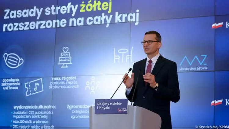 Od 10 października zasady strefy żółtej zostają rozszerzone na cały kraj