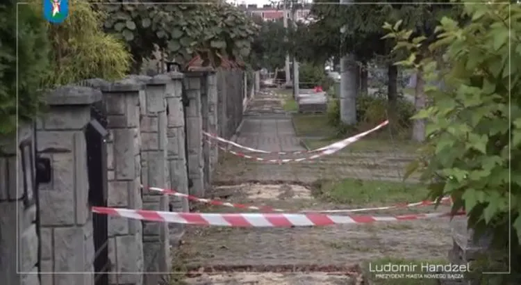 Chodnik przy ul. Brodowskiej remontowany