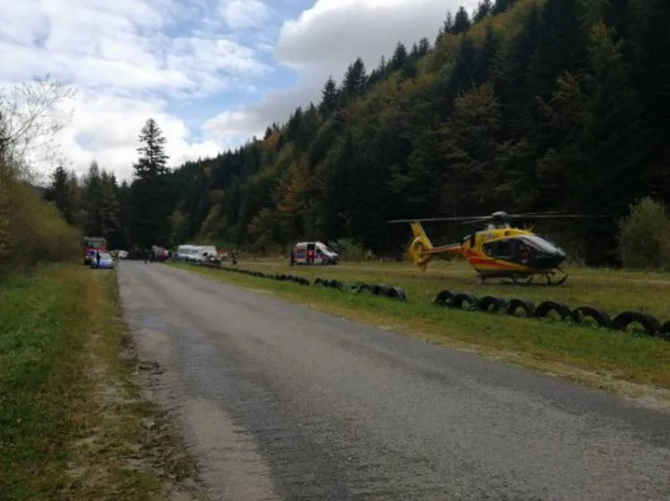 Wypadek quada w Wierchomli Małej. Na miejsce wezwano śmigłowiec LPR