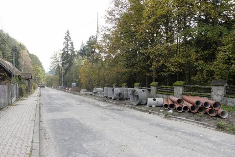 Piwniczna-Zdrój: Trwają prace drogowe na ul. Szczawnickiej