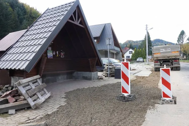 Piwniczna-Zdrój: Trwają prace drogowe na ul. Szczawnickiej