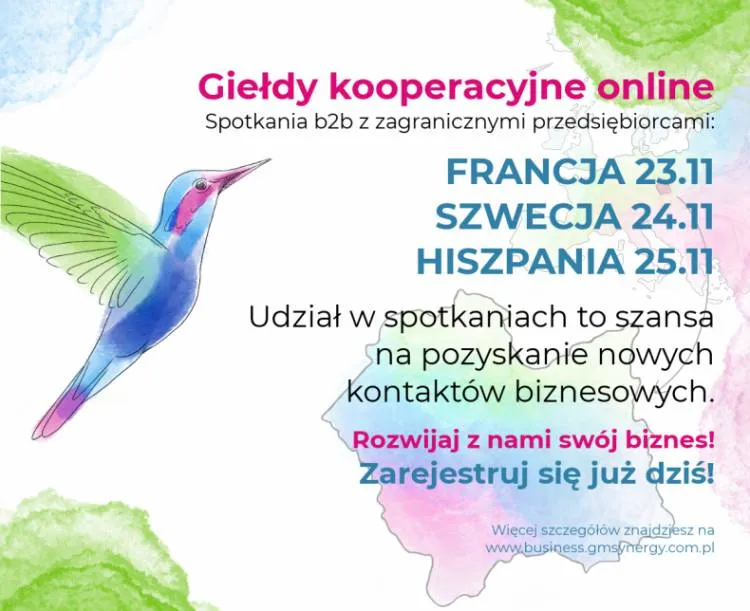 Już w listopadzie spotkania b2b online z zagranicznymi przedsiębiorcami