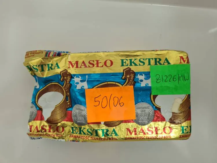 GIS ostrzega: salmonella w Maśle Extra Lumiko