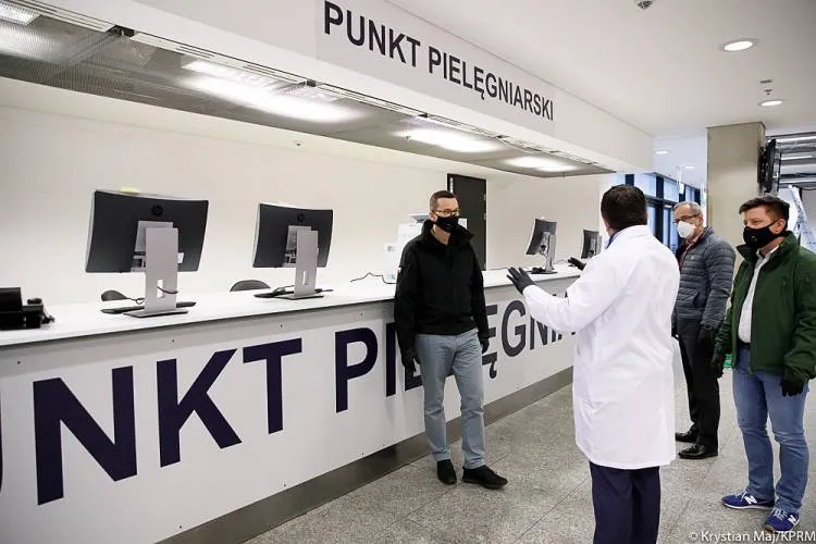 Rusza szpital tymczasowy na PGE Stadionie Narodowym w Warszawie