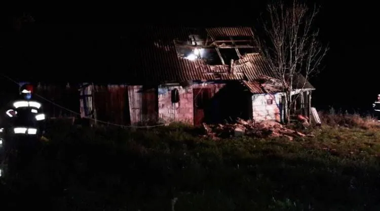 Tragiczny pożar w Maciejowej. Strażacy znaleźli spalone zwłoki mężczyzny