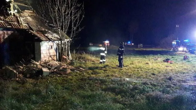 Tragiczny pożar w Maciejowej. Strażacy znaleźli spalone zwłoki mężczyzny