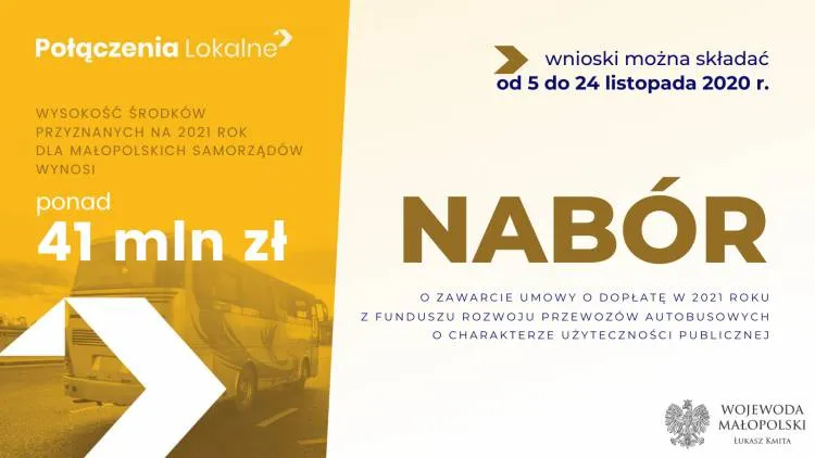 Rusza nabór wniosków na dofinansowanie w 2021 roku w ramach Funduszu rozwoju przewozów autobusowych