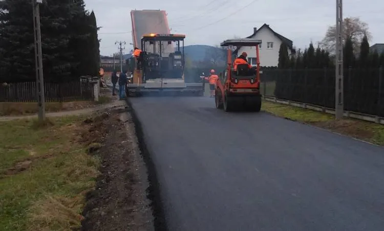 Dobiega końca remont drogi gminnej Mystków-Jamnica