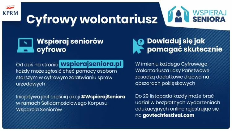 Cyfrowy Wolontariusz - nowa forma wsparcia w ramach akcji #Wspierajseniora