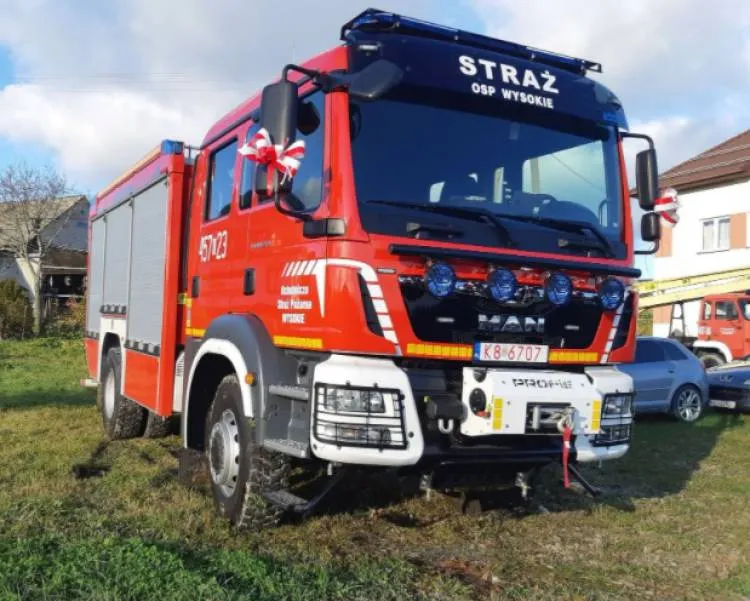 OSP Wysokie ma nowy wóz strażacki