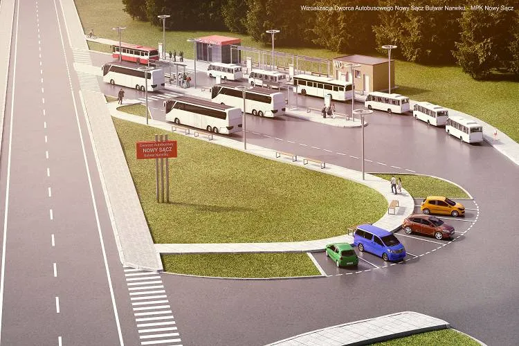 Już niebawem rozpoczną się prace przy budowie dworca przesiadkowego „KISS AND RIDE” przy Bulwarze Narwiku