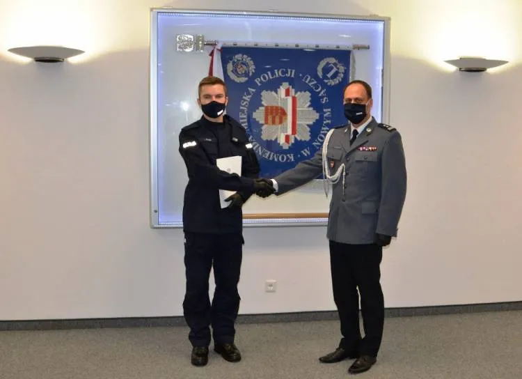 Szeregi sądeckiej Policji zasilił nowy funkcjonariusz