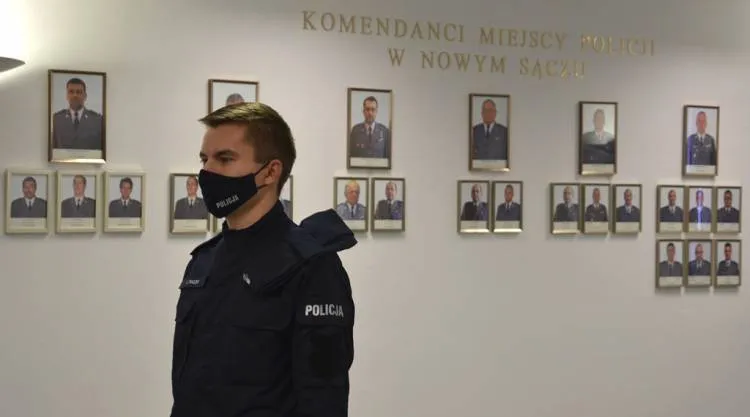 Szeregi sądeckiej Policji zasilił nowy funkcjonariusz