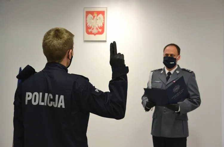 Szeregi sądeckiej Policji zasilił nowy funkcjonariusz
