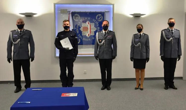 Szeregi sądeckiej Policji zasilił nowy funkcjonariusz