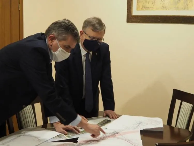 Marszałek Witold Kozłowski z wizytą w Starym Sączu