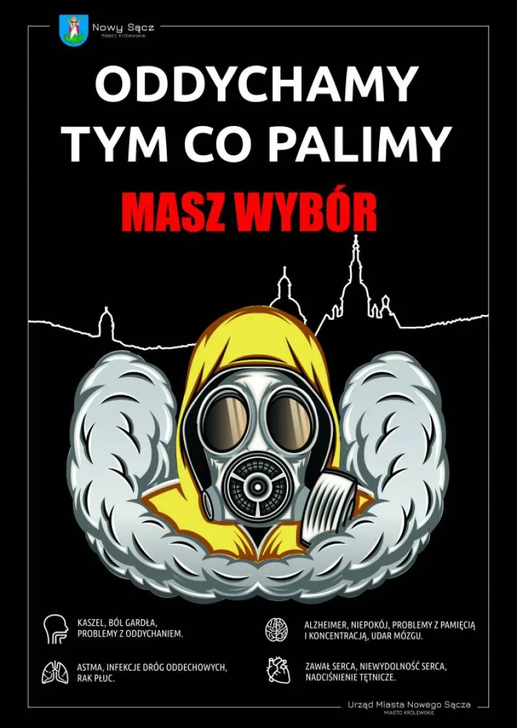 "Oddychamy tym co palimy" - akcja informacyjna Urzędu Miasta